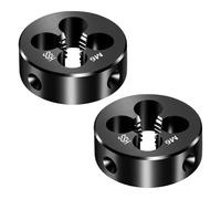 MOUMOUTEN 2pcs M6x0.75mm Fine Threaded Round Die High Speed Steel