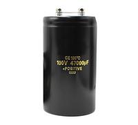 MOUMOUTEN 47000UF/100V 76 * 130mm High Capacity Bolt Type Electrolytic Capacitor for Power Systems and High Voltage Applications