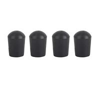 MOUMOUTEN 4Pcs Black Rubber Tip, for Cello Endpin Instrument Protector Anti-slip End Pin Cover Portable Violin Accessories Cap Professional Violinist or Lovers Replacement