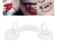 MOUMOUTEN Halloween Vampire Fake Teeth, Retractable Vampire Fangs, Reusable Realistic Cosplay Scary Creepy Props, for Werewolf Zombie DIY Halloween Party Dress Up