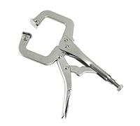 MOUMOUTEN Locking C Clamp Pliers Face Clamp 175mm 40mm Opening Woodworking | 175mm Locking C Clamp Pliers Face Clamp 40mm Opening for Woodworking Welding Assembly Repair
