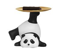 MOUMOUTEN Panda Ornament Home Office Table Decor with Practical Uses Exquisite Details Applicable Scenarios Quality Material(Panda tray)