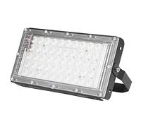 MOUMOUTEN Portable Camping Floodlight, 50W 12V Waterproof Outdoor LED Floodlight, Super Bright White Light for Camping, Fishing, Courtyard, Worksite