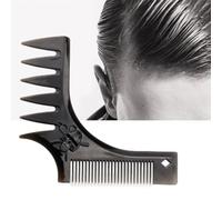 MOUMOUTEN Wide Comb, Men's Hairdressing Styling Comb For Women Reduces Breakage Of Long Wet Or Curly Hair (Oil Head Beard Right Angle Comb)