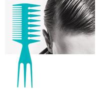 MOUMOUTEN Wide Comb, Men's Hairdressing Styling Comb For Women Reduces Breakage Of Long Wet Or Curly Hair (Blue)