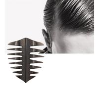 MOUMOUTEN Wide Comb, Men's Hairdressing Styling Comb For Women Reduces Breakage Of Long Wet Or Curly Hair (Bent Leaf Oil Head Comb)