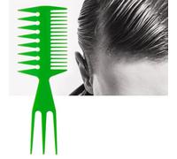 MOUMOUTEN Wide Comb, Men's Hairdressing Styling Comb For Women Reduces Breakage Of Long Wet Or Curly Hair (Green)