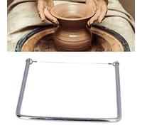 MOUMOUTEN Wire Clay Cutter - U Shape Pottery Wire Cutting Tools Stainless Steel Pottery Wire Clay Mud Cutter Ergonomic Handle