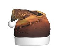 mound Festive Christmas Hats for Adults - Cozy Santa Hat for Men Women New Year Party Supplies Red