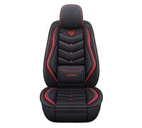 MounSgk Car Seat Covers Fit For Mazda Mazda 3 5 6 8 CX-5 CX-7 MX-5 CX-9 CX-4 5-seat PU leather upholstery，Black and red