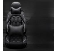 MounSgk Car Seat Covers Fit For MG ZS EV MG3 MG4 MG5 MG7 GT HS RX5 3D All Inclusive Leather 5 Seat Car Seat Cover Accessories,Grey luxury