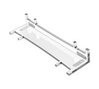 Mount Base Stand Horizontal Transparent Acrylic Game Console Host Mount Holder Fits Game Host Video Holder