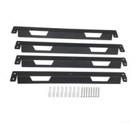 Mount Brackets for StackTech Tool Organizers Mount Brackets(4PCS) | Securely mounts toolboxes, 2-pack value, fits for toughbuilt for stacktech, heavy duty iron, workshop organization