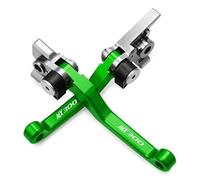 Mount Clamp Riser Motorcycle Accessores Foldable Pivot CNC Handlebar Brake Clutch Levers Handle Lever For TMMX300 2019 2020 Motorcycle Handle Risers(A pair green)