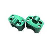 Mount Clamp Riser Motorcycle Handlebar Fat Bar Risers Mount Clamp Adapter 7/8-1 1/8 Solid Mounts For MX For Enduro For CRF For YZF Handle Bar Risers(Green)