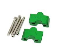 Mount Clamp Riser Motorcycle Handlebar Riser Adapter Clamp Mount Bracket Heightening Increase For ER6N For ER6F 2012-2016 Handle Bar Risers(Green)