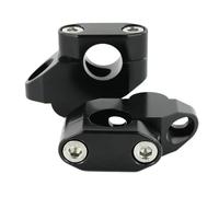 Mount Clamps Adapter Motorcycle Handlebar Risers Motorcycle 22mm 7/8" Handlebar Risers Mounting Standard Bar Riser Extend Back Moved For BMW For R1200R F800S F800ST G310R R1150R(Black)