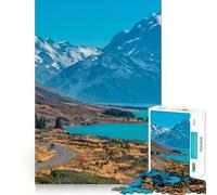 Mount Cook National Park Jigsaw Puzzle for Adults 1000 Pieces Sharp Thinking Clean Joint Fun Activity Birthday Surprise (38x52cm)