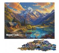 Mount Cook, New Zealand Challenging Wooden Puzzle, Adults, 1000 Pieces | Puzzle for Adults - sorting by colour, shape or image area at your own pace.