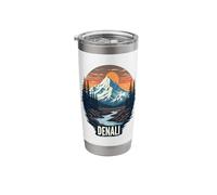 Mount Denali Majestic Snow-Capped Peak Stainless Steel Insulated Tumbler