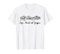 Mount Eiger Monk Virgo Mountain Hike Climb Hiking Gifts T-Shirt