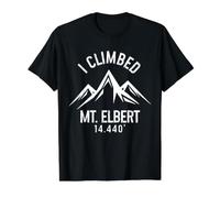 Mount Elbert, Colorado, Mountaineering, Summit Hiking Value Graphic T-Shirt, Men, Black, S