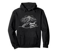 Mount Emei, Sichuan China Signature Heart Art Souvenir Pullover Hoodie