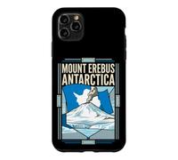Mount Erebus Antarctica Flag Volcano Ice Landscape Retro Art Case for iPhone 11 Pro Max