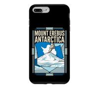 Mount Erebus Antarctica Flag Volcano Ice Landscape Retro Art Case for iPhone 7 Plus/8 Plus