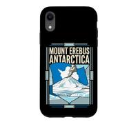 Mount Erebus Antarctica Flag Volcano Ice Landscape Retro Art Case for iPhone XR