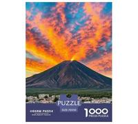 Mount Etna 1000 Pieces Premium Jigsaw Building for Adults Cool Collage Effect, Home Decoration, Educational, Challenging 70x50cm/1000pcs