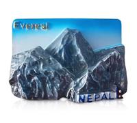 Mount Everest Nepal Decorative Fridge Magnet, 6.2 x 4 x 2 cm, 3D Mountain Design (Mount Everest)