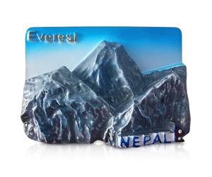 Mount Everest Nepal Decorative Fridge Magnet, 6.2 x 4 x 2 cm, 3D Mountain Design (Mount Everest)