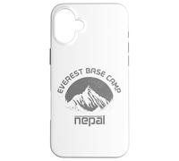Mount Everest Nepal Himalaya Mountaineer Mountain Souvenir Case for iPhone 16 Plus