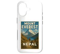 Mount Everest Nepal Vintage Travel Souvenir Post Art Graphic Case for iPhone 17