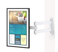 Mount for Echo Show 15 Adjustable Wall Mounting Bracket with Heavy Duty 15 Extension Arm Rotate Tilt Swivel for Alexa Echo Show 15 Holds up to 33l
