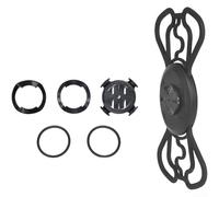 Mount for Garmin Bike Computer with Phone Holder Support 4.7-6.9 Inch Devices Using Nylon and Silicone Materials for Cycling Adventures (B)