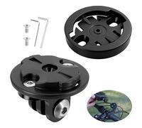 Mount for GoPro Bicycle Computer for Garmin - Universal Adapter Combo for Gopro, Suitable for Garmin Edge Mount Bicycle, Camera Mount Bicycle Light Holder Hole Spacing 22 mm (Male + Female)