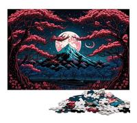Mount Fuji 1000 Piece Jigsaw Puzzles for Adults Difficult Puzzles for Adults Ideal And Home Decor 50x75CM/19.68x29.52inch