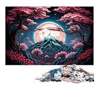 Mount Fuji 1000 Piece Jigsaw Puzzles for Adults Difficult Puzzles for Adults Ideal And Home Decor 50x75CM/19.68x29.52inch
