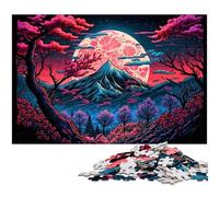 Mount Fuji 1000 Piece Jigsaw Puzzles for Adults Difficult Puzzles for Adults Ideal And Home Decor 50x75CM/19.68x29.52inch