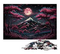 Mount Fuji 1000Pc Adults Jigsaw Puzzle Jigsaw Puzzles Relaxing Entertainment, Home Decor 26X38CM/10.23x14.96inch