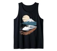 Mount Fuji Bullet Train Shinkansen Japan View Tank Top