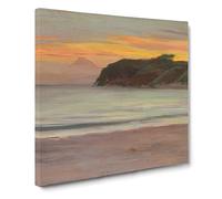 Mount Fuji by Kuroda Seiki Canvas Print | Gallery Wrapped 30mm Frame Wall Art | 14x14 inches | Ready to Hang | Modern Picture | Living Room Bedroom Lounge Office