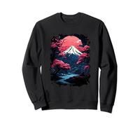 Mount Fuji Cherry Blossom Mt Fuji Japanese Travel Design Sweatshirt