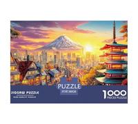 Mount Fuji_ Japan 1000 Piece Jigsaw Puzzle for Adults And Kids-Challenging Hard Puzzle Game,Home Decoration & Family Fun 38x26cm/1000pcs