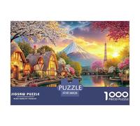Mount Fuji_ Japan 1000 Piece Jigsaw Puzzle for All Ages - Eco-Friendly Recycled Paper, A Great Gift Idea And Home Decoration Project 38x26cm/1000pcs