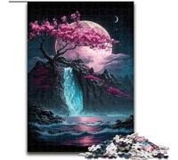 Mount Fuji Japan 1000 Pieces Puzzle Gifts cardboard Jigsaw Puzzles for Mother'S Day, Birthdays, Christmas size 38x26cm
