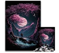 Mount Fuji Japan 1000 Pieces Puzzle Gifts Difficult Puzzles for Adults DIY Decoration, Brain Challenge, for Adult, Family, 26X38CM/10.23x14.96inch