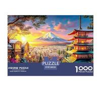 Mount Fuji_ Japan Jigsaw Puzzle 1000-Piece for Adults & Kids, Challenging Home Decoration Gift 38x26cm/1000pcs